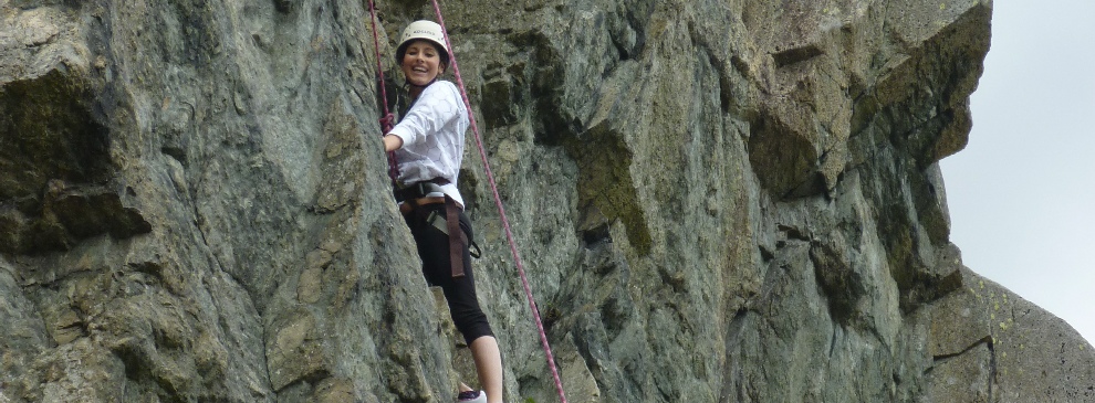 Rock Climbing in the Lake District Langdale